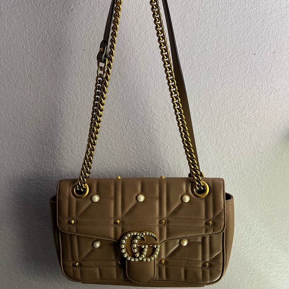 Gucci studded gg bag